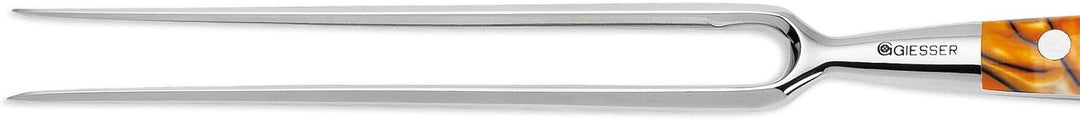 Giesser seit 1776 - Made in Germany - Tranchiergabel 21 cm Spicy Orange, PremiumCut Fork No 1, Fleis