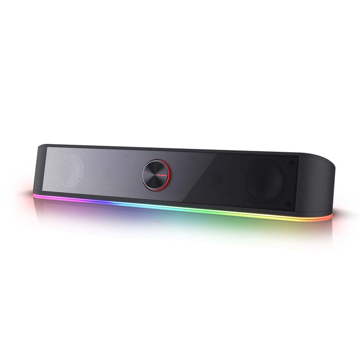 Redragon GS560 Adiemus RGB Desktop-Soundbar, 2.0-Kanal-Computerlautsprecher mit dynamischer Lichtlei