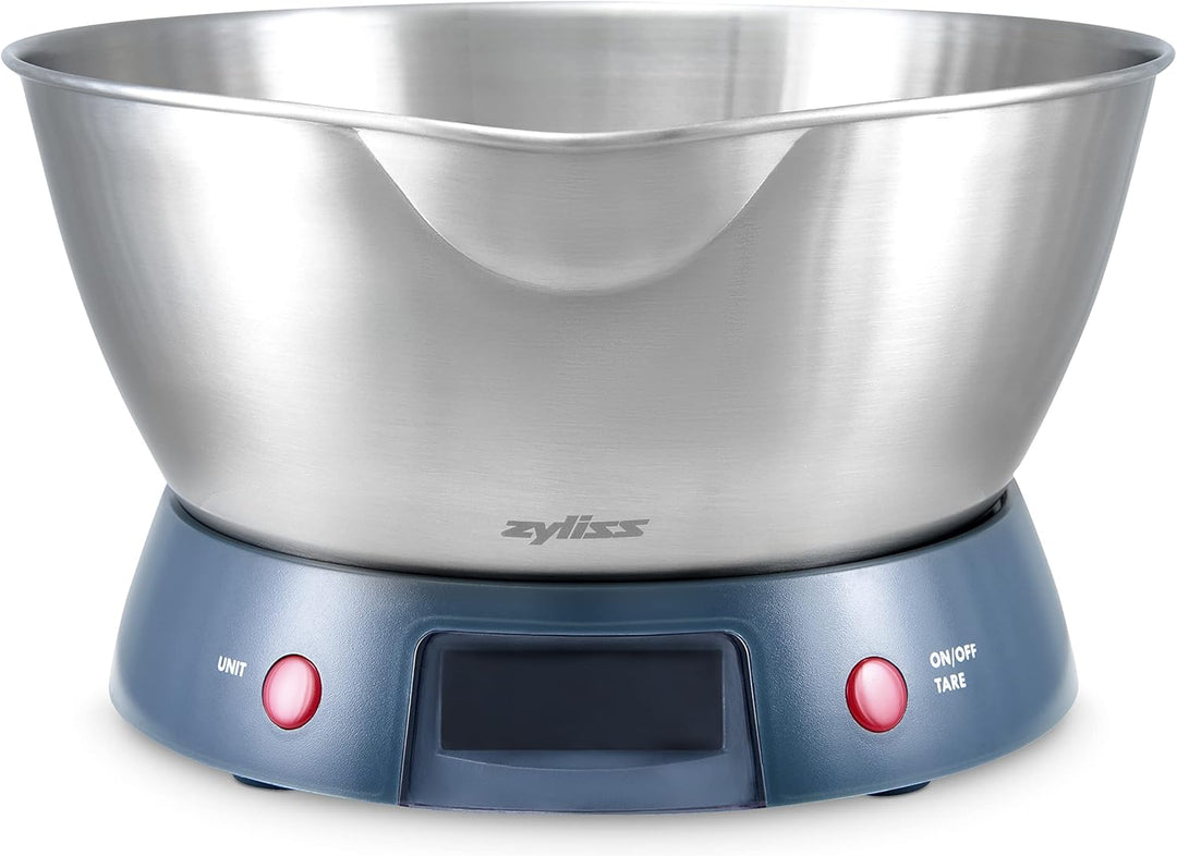 Zyliss E970054 Digitale Küchenwaage, Kunststoff, Blau, Digitale Küchenwaage