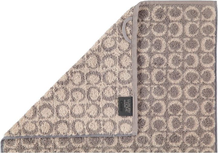 Cawö Luxury Home Duschtuch Two-Tone 605 | 70 Graphit - 80 x 150 Duschtuch 80 x 150 cm, Duschtuch 80