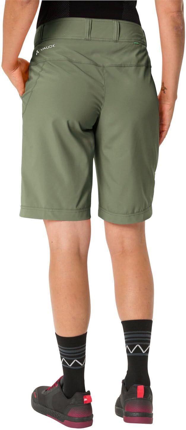 VAUDE Women's Ledro Shorts - Gepolsterte MTB-Shorts mit Innenhose - atmungsaktive & elastische Fahrr