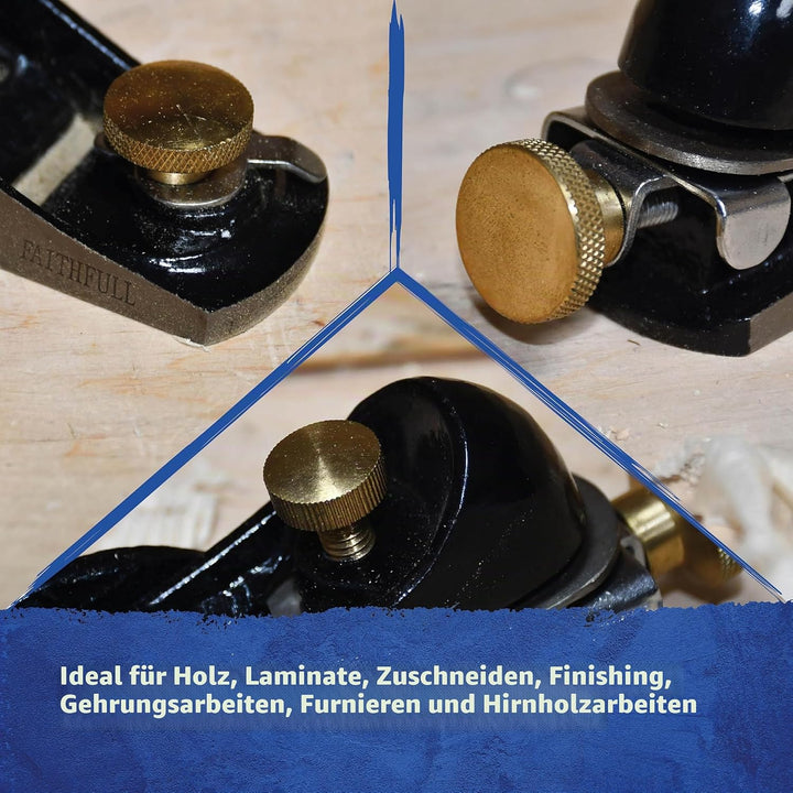 Faithfull 1/2 Block Plane in Cardboard Box, FAIPLANE60C, Black, One size Klassische, Klassische