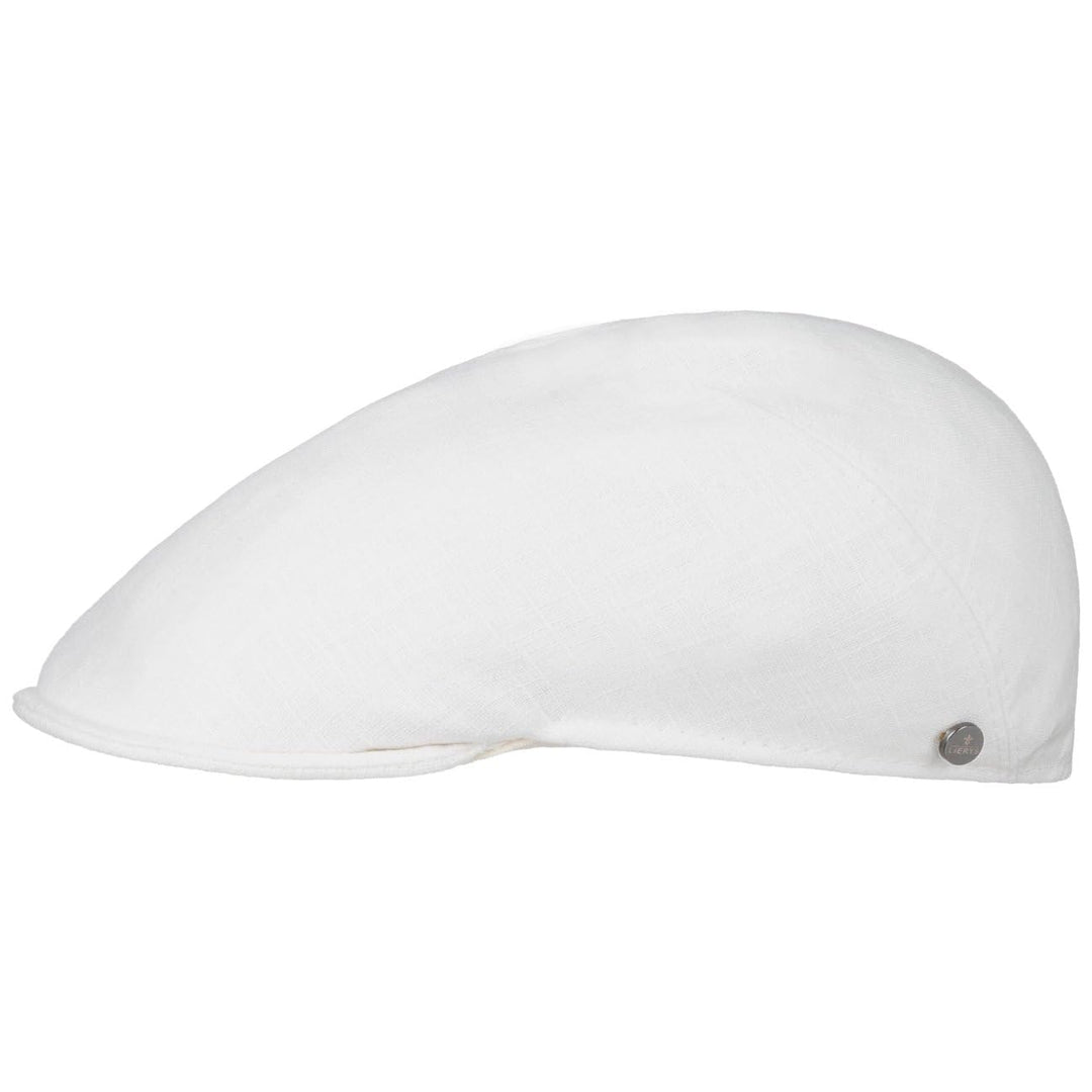 LIERYS Elegantes Design: Die melierte dunkelblaue Flatcap besticht durch ihre frische Ausstrahlung u