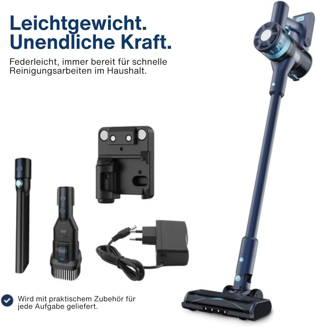 Samako CleanDetect Lite Akku-Staubsauger 200W – 22 kPa – Beutellos – 0,5 L – mit 2 Aufsätzen – kabel