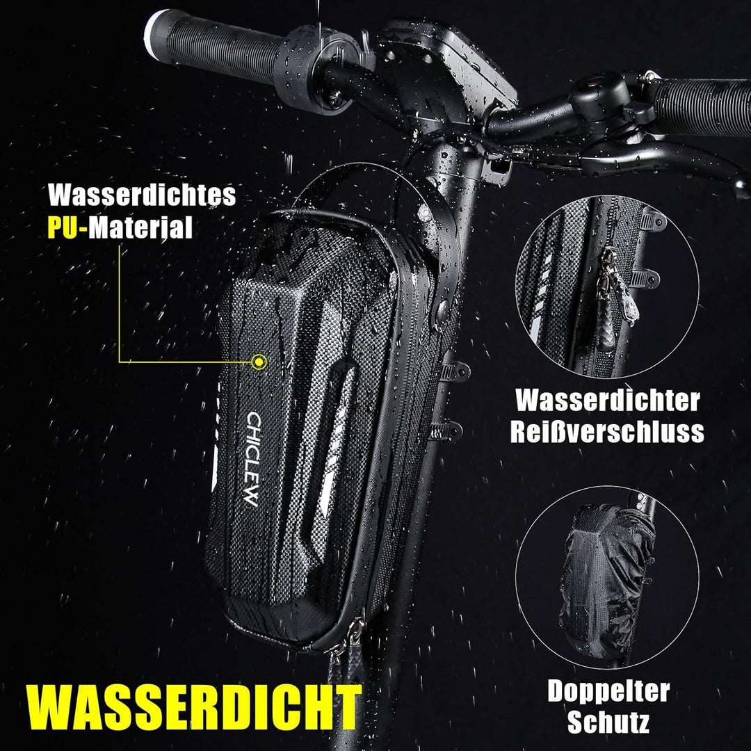 Scooter Tasche für Roller, Rollertasche Front Tube Bag Gross Lenkertasche Wasserfest, Vordertasche f