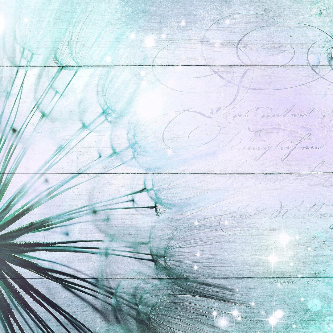 Runa Art Wandbilder Pusteblume 5 Teilig Bild auf Vlies Leinwand Deko Wohnzimmer Schlafzimmer Vintage