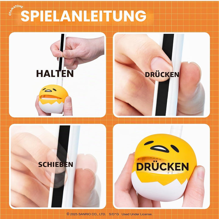 Otamatone Special Edition Sanrio (Gudetama) – Lustiges elektronisches Musikspielzeug-Synthesizer-Ins