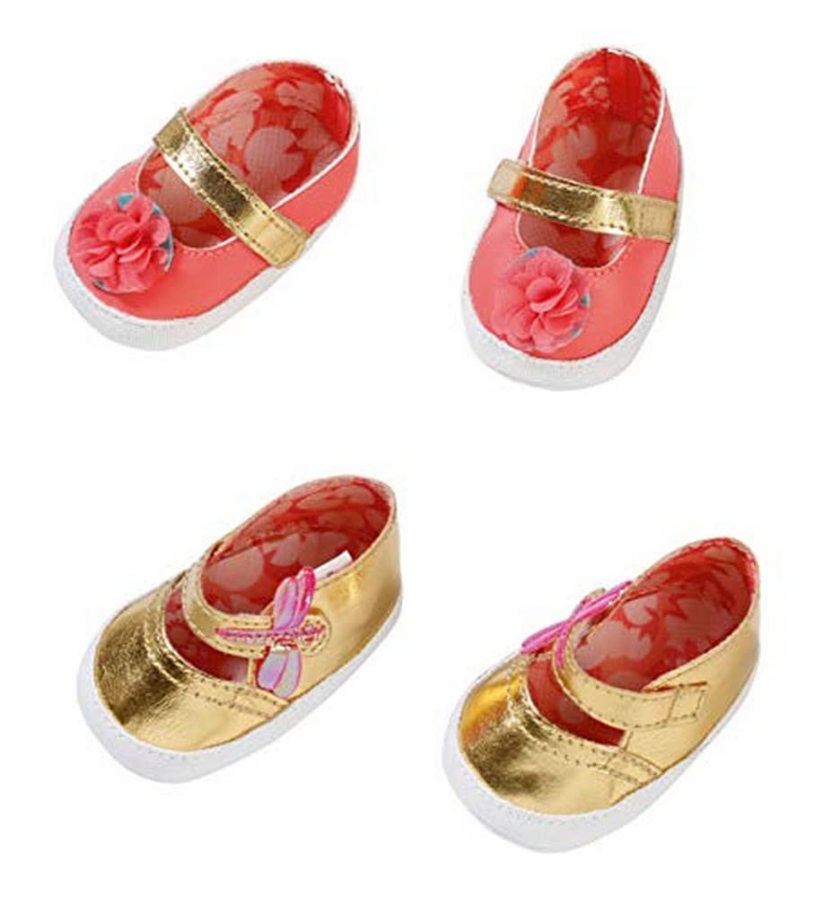 Baby Annabell Zapf Creation 703106 Schuhe, Puppenkleidung Puppen Zubehör, Puppenschuhe für 43 cm gro