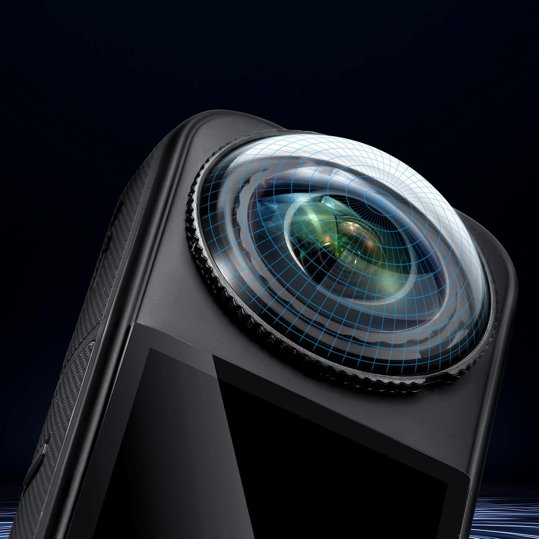 Objektivschutz für Insta360 X5, Anti-reflektierendes gehärtetes Glas, Objektivschutzabdeckung für In