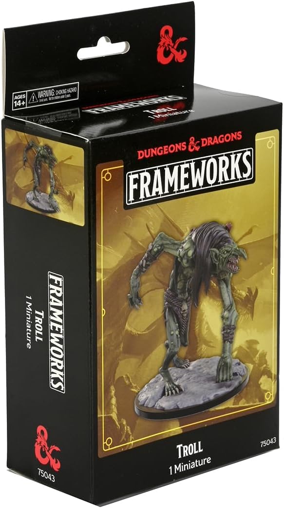 Dungeons & Dragons Frameworks Miniature Model Kit Troll