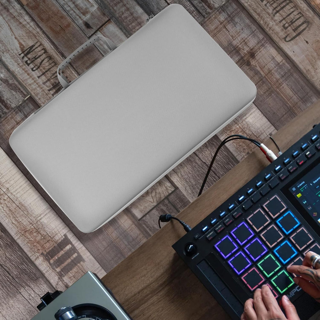 GEEKRIA Tragetasche für Audio-Interface, kompatibel mit Akai Professional MPC Live III, EVA-Hartscha