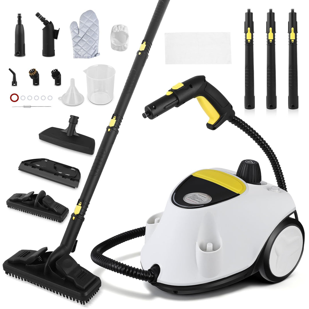 Dampfreiniger,2100W Dampfreiniger Handgerät，Schnelles Aufwärmen auf 320°F Hochtemperatu,2.1L Wassert