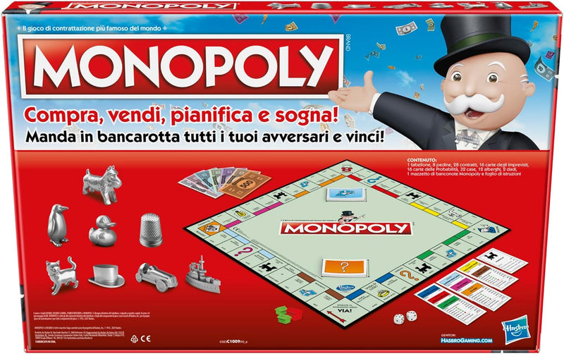 Hasbro 0122 C1009 456 Kinder und Erwachsene – Sorgfältige Simulation – Brettspiel (sorgfältige Simul