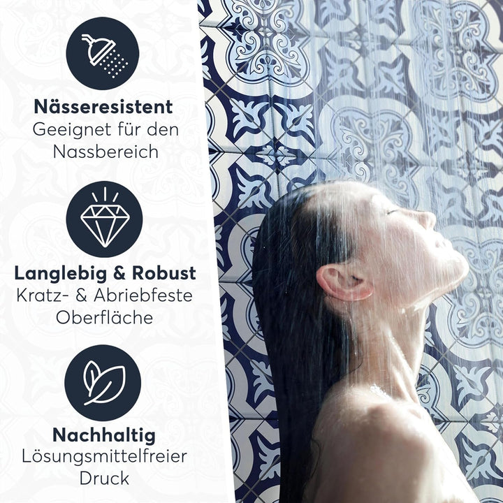 CREATISTO Klebefliesen Stickerfliesen Fliesenfolie - Stylische Sticker Aufkleber für Fliesen I Klebe