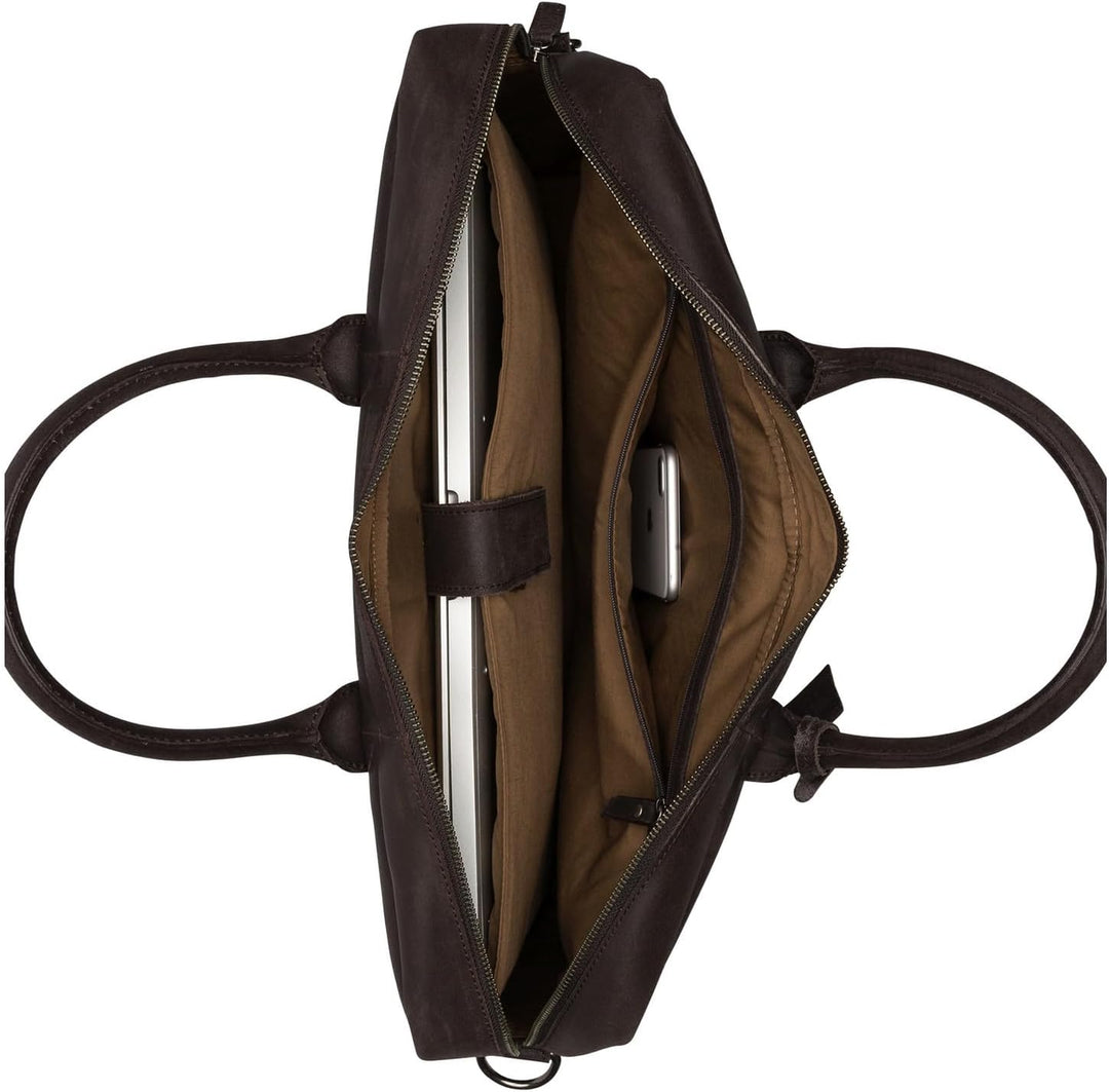 Burkely Vintage Max Worker - Laptoptasche 17.3'' 44 cm dark brown