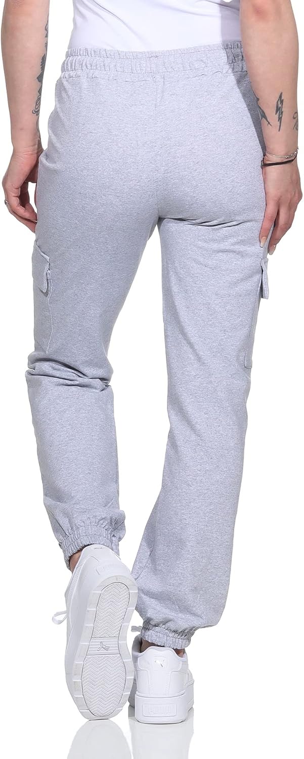 ZARMEXX Damen Baumwoll Freizeithose Cargohose Jogginghose Sport Jogger Ladies Pants mit elastischem