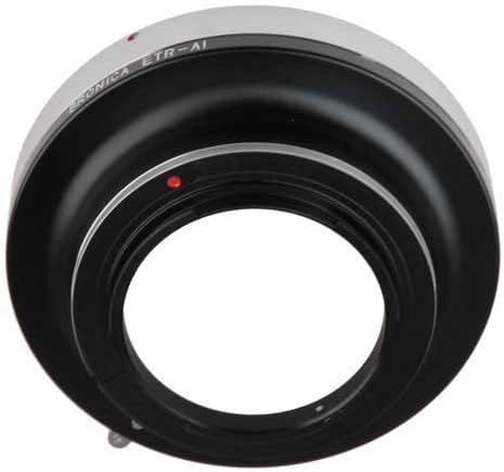 Fotodiox Pro Lens Mount Adapter Compatible Bronica ETR Lenses on Nikon F-Mount Cameras Bronica ETR P