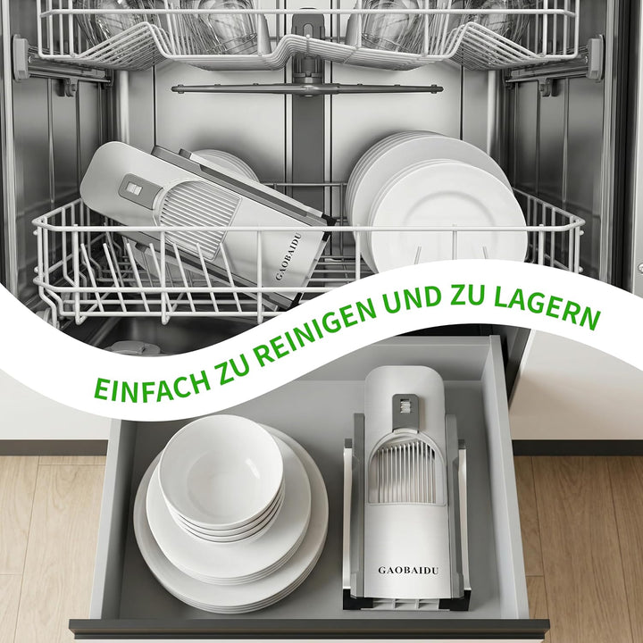 Mandoline Vegetable Slicer Pommesschneider Gurkenhobel，für die Küche, Zerkleinerer, Gemüseschneider