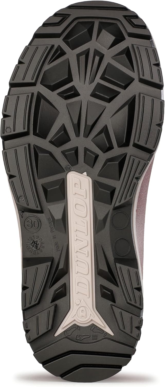DUNLOP Protective Footwear Kids Blizzard, gefütterte Kinder Gummistiefel 24 EU Burgundy, Burgundy 24