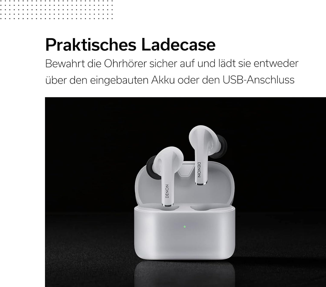 Denon AH-C830WNC kabellose In Ear Kopfhörer mit Bluetooth und Noise Cancelling, Soundmaster-Tuning u
