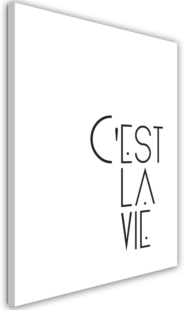 Feeby Frames, Leinwandbild, Bilder, Wand Bild, Wandbilder, Kunstdruck 70x100cm, BESCHRIFTUNGEN, C'ES