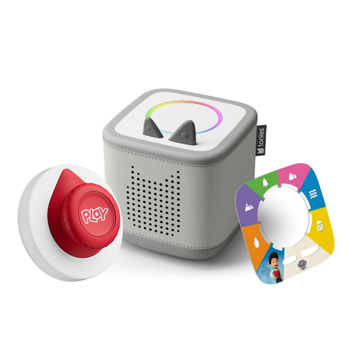 tonies Toniebox 2 Tonieplay Bundle Incl. 1 Tonieplay Spiel + Controller: Paw Patrol, Mondgrau, Audio