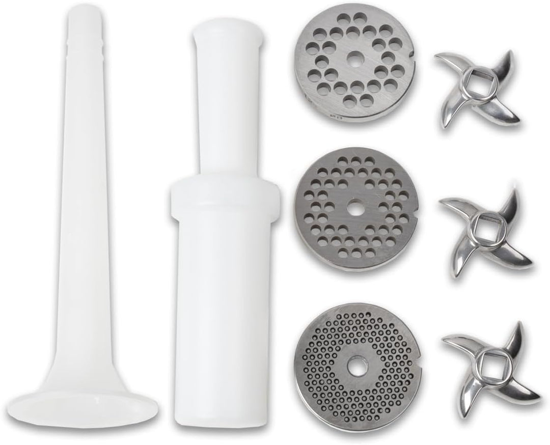 Beeketal 'FW120B' Profi Gastro Edelstahl Fleischwolf mit 120 kg/Std. Durchsatz, starkem 750 Watt Mot