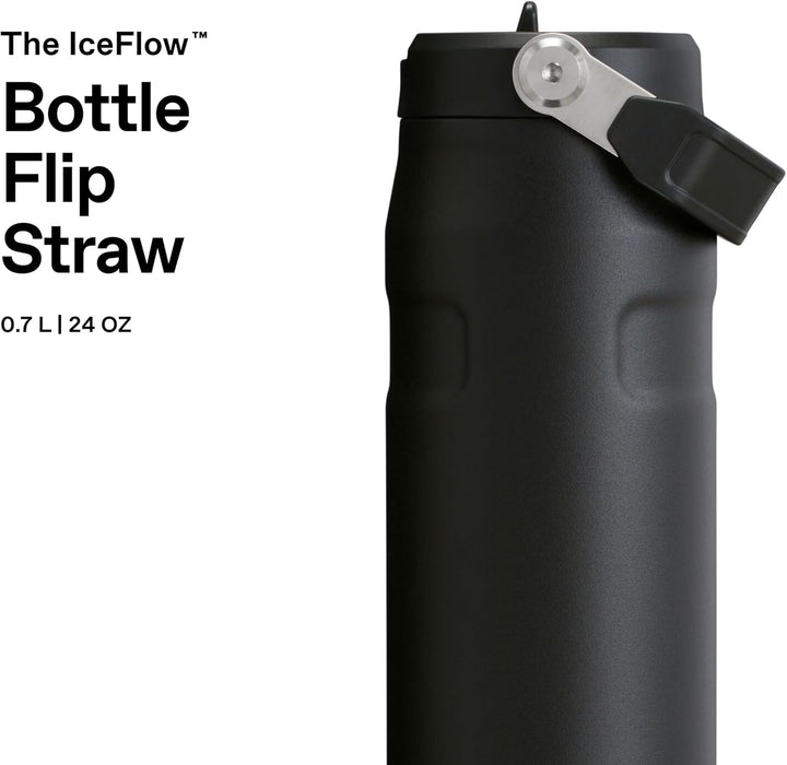 Stanley 1913 Flip Straw Trinkflasche mit Strohhalm 0.7L - Thermobecher Kühlt 10 Stunden - 3 Tage Eis