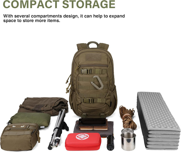 Mardingtop 18L/28L Rucksack Taktischer Trekkingrucksacke Rucksäck Outdoor Wanderrucksäcke für Campin
