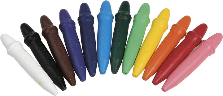 GIOTTO be-bè 4627 00 - Schoolpack, Wachsmalstift, farbig sortiert, 40 Wachsmalkreiden Wachsmalstift,