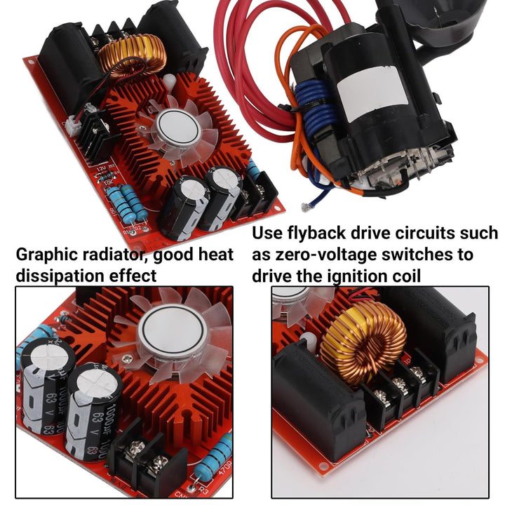 ZVS Treiberplatine Spule Stromversorgung Boost Hochspannungsspule Flyback-Treiber Generator Heizmodu