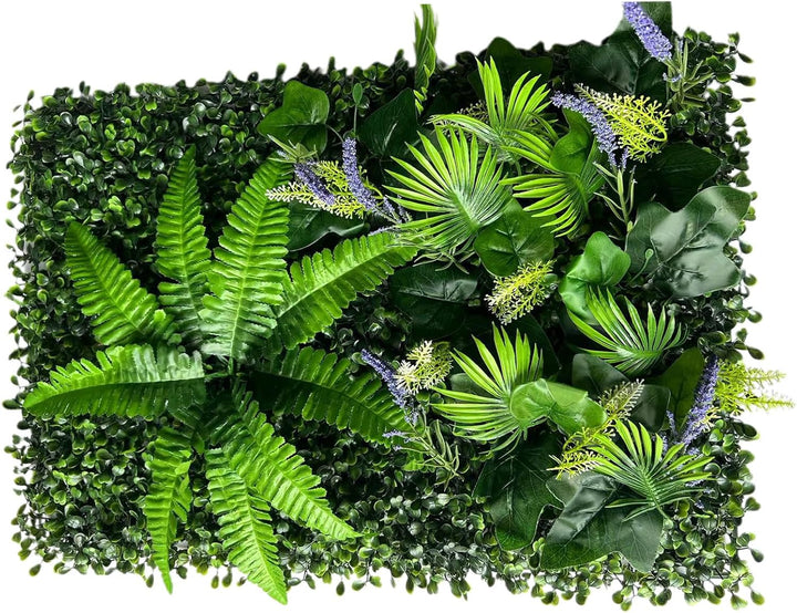 Lecerrot Realistische Künstliche Grüne Pflanzen Paneele, Garten Sichtschutz Dekozaun, Künstliche Pfl