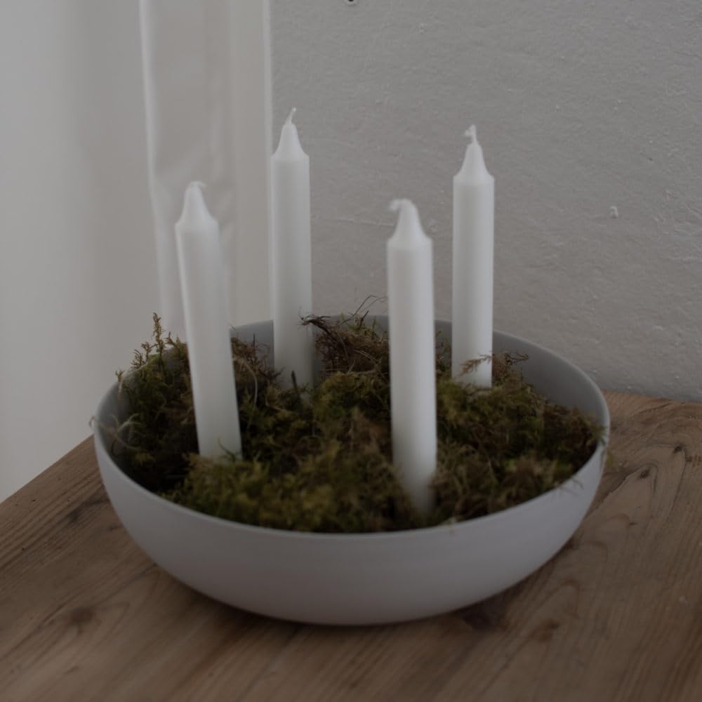 Storefactory - Kerzenhalter, Kerzenständer - Granholmen XXL - Keramik - Grau - D 29 cm
