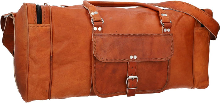 Gusti Weekender Leder - Harvey Damen und Herren Reisetasche Umhängetasche Handtasche Ledertasche Bra