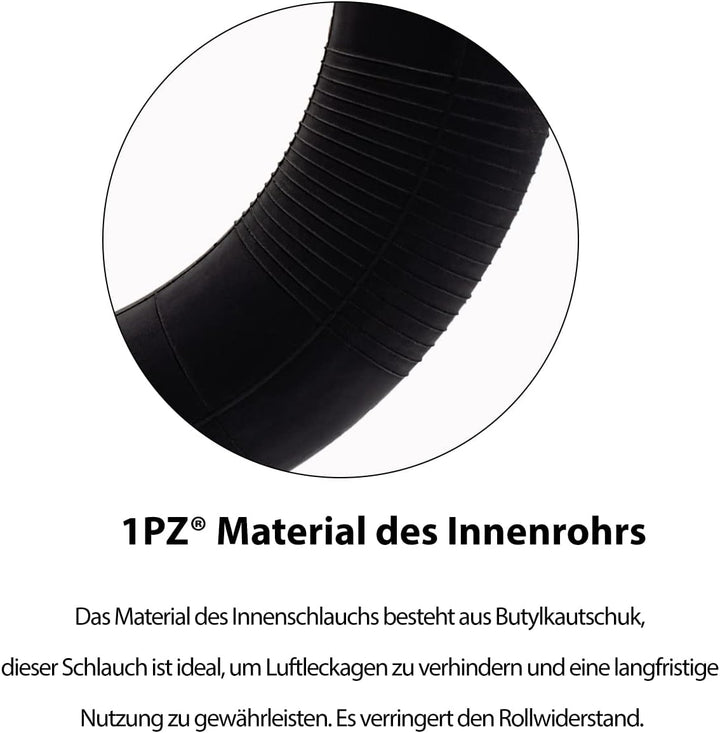 1PZ SE5-H4V 10x2.5 Schlauch mit Winkelventil 45° Ersatz für 10 Zoll Smart Self Balancing Elektroroll