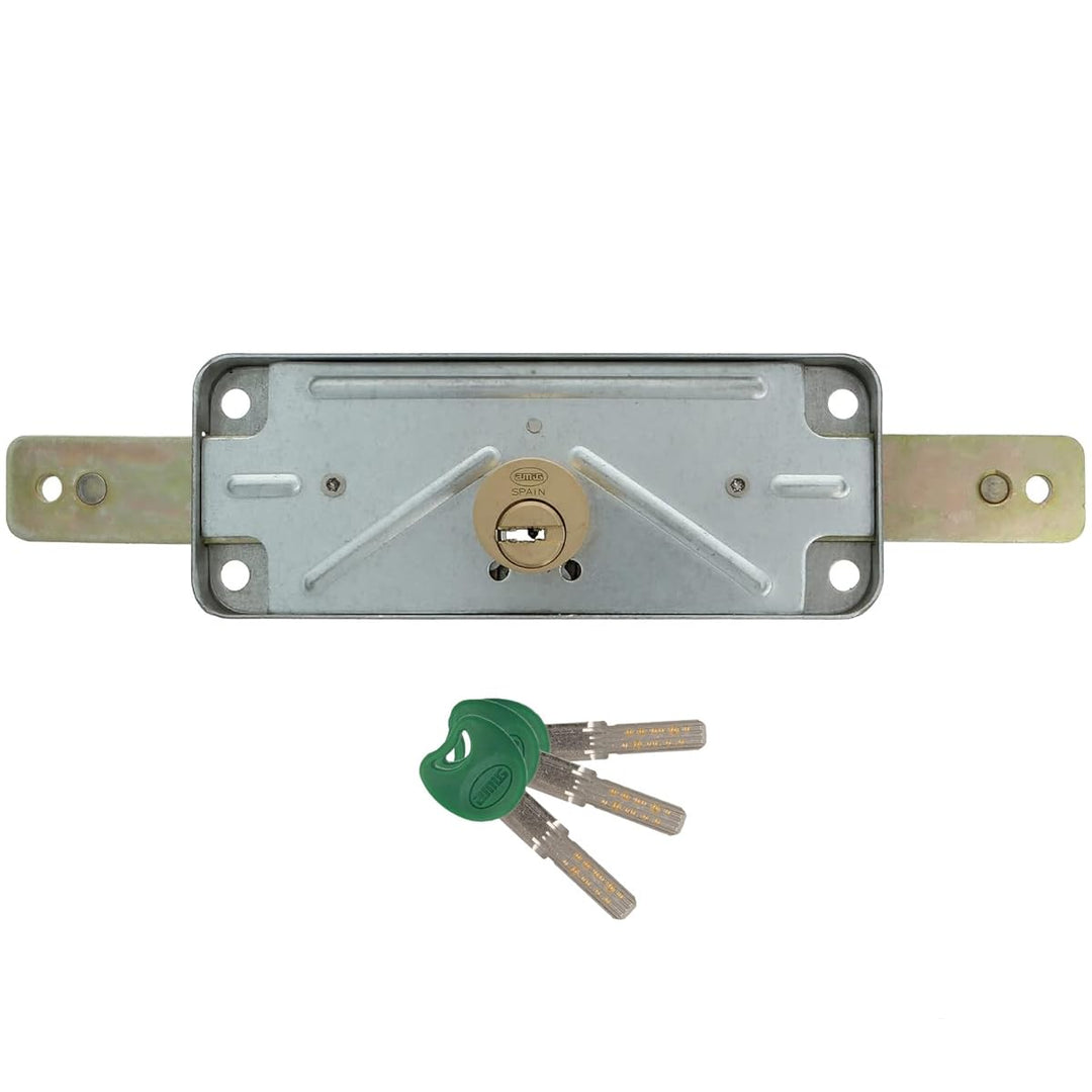 Amig - Rollladenschloss aus Metall Mod. 645, Zylinder: 15 mm. Inklusive 3 Sicherheitsschlüssel in ve