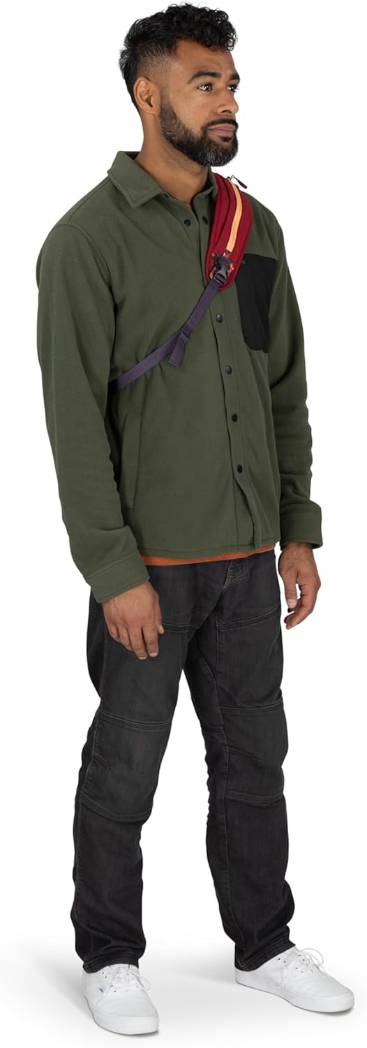 Osprey Daylite Unisex Sling Bag Schwarz O/S - Fassungsvermögen 6L, Schwarz O/S - Fassungsvermög