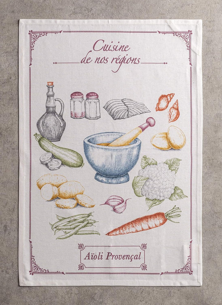 Maison d' Hermine Gastronomie Geschirrtücher, 100 % Baumwolle, Mehrzweck-Küchentuch, weich, saugfähi