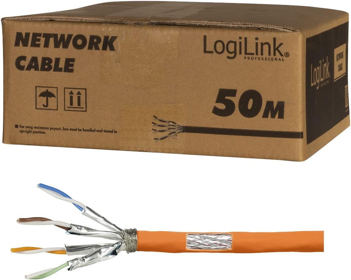 LogiLink Professional CPV0059 - CAT 7 1000MHz LSZH (Low Smoke Zero Halogen) Netzwerk Installations K