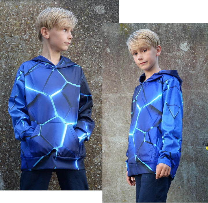 TUONROAD 3D Hoodie Kinder Jungen Mädchen Lustig Kapuzenpullover Langarm Sweatshirt Pullover 6-14 Jah
