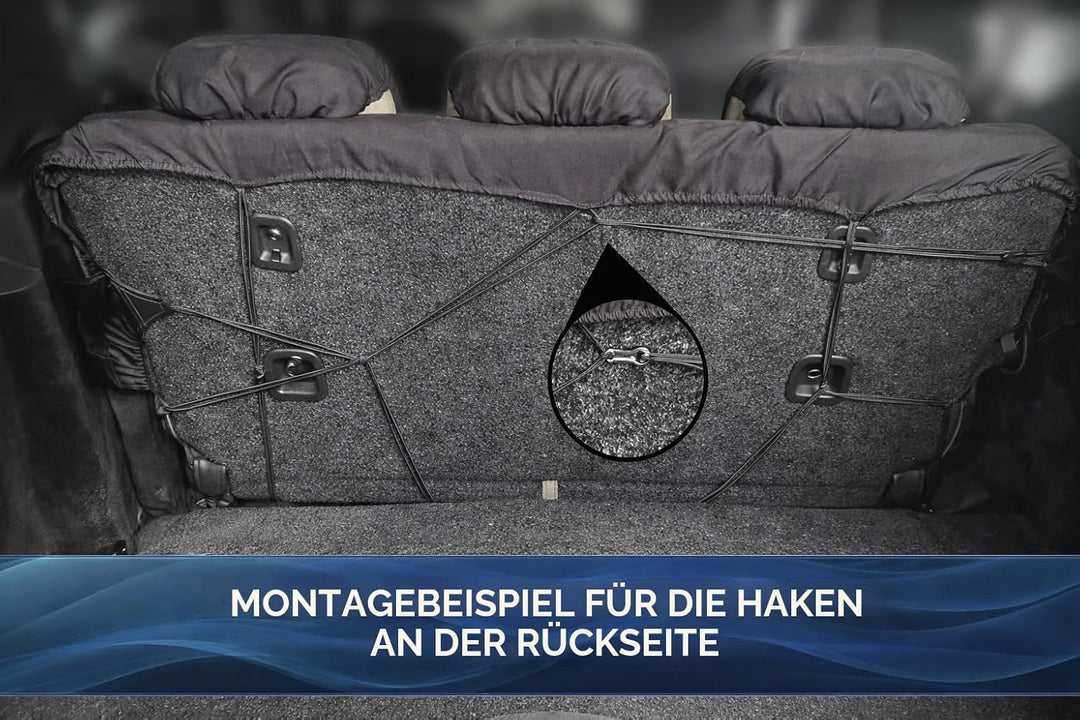Set Universale Autositzbezüge Mit Rückenlehne Mit 2 Reissverschlüssen, Autositzbezüge Airbag Kompati