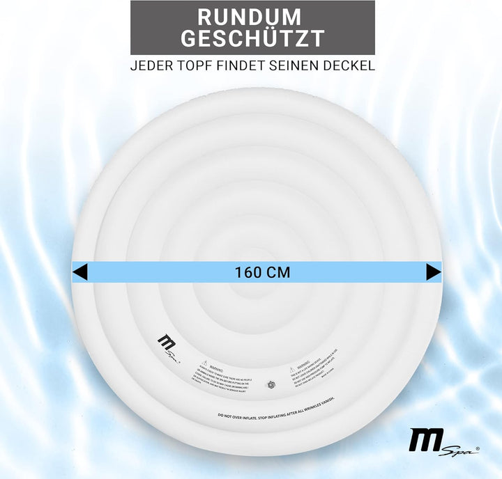 Miweba MSpa aufblasbare Abdeckung B9300299/B0301970 für Whirlpools Rund - 6 Personen - Delight - Pre