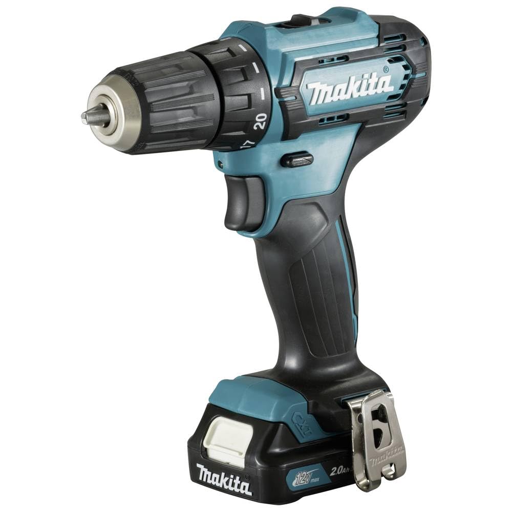 Makita DF333DSAL1 Akku-Bohrschrauber 12 V max. / 2,0 Ah, 2 Akkus + Ladegerät im Transportkoffer inkl