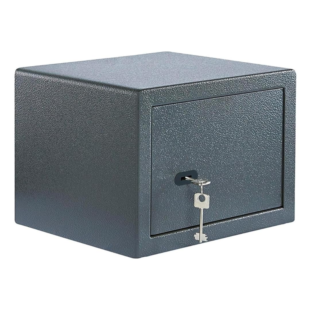 Burg-WÄCHTER Möbeltresor mit Schlüssel, Inkl. Fachboden, Zur Wand- und Bodenbefestigung, 20,6 l, 12,