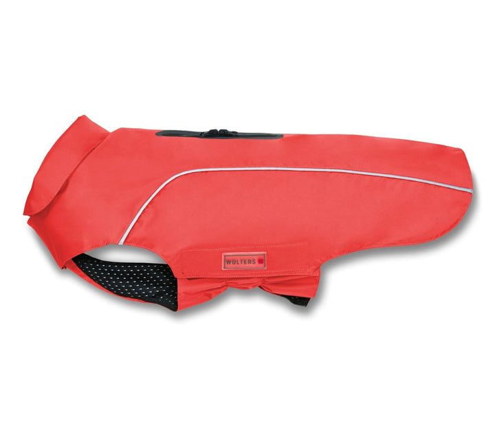 Wolters Regenjacke Easy Rain | Perfekter Schutz bei Regenwetter für Hunde | Farbe Koralle Gr. 46 (Rü