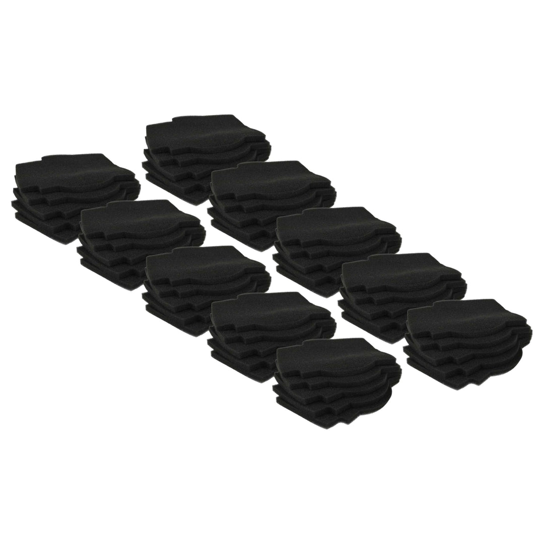 vhbw 50x Luftfilter Ersatz für Lunos 2/FSI-R, 39721 für Lüfter, Badlüfter, Ventilator, Lüftungsgerät
