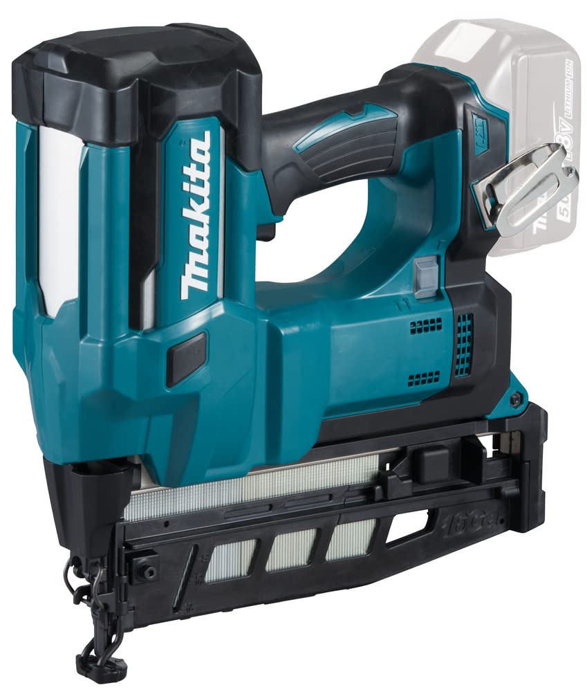Makita DBN600Z Akku-Stauchkopfnagler 64 mm 18 V (ohne Akku, ohne Ladegerät) Single Akku-Staubsauger,