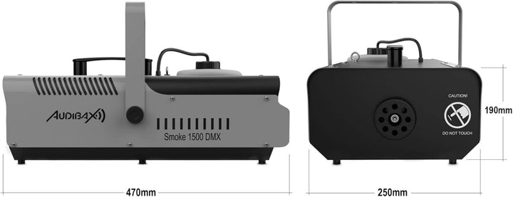 Audibax Smoke 1500 DMX Maquina Humo 1500w Discoteca Profesional + Mando Inalambrico