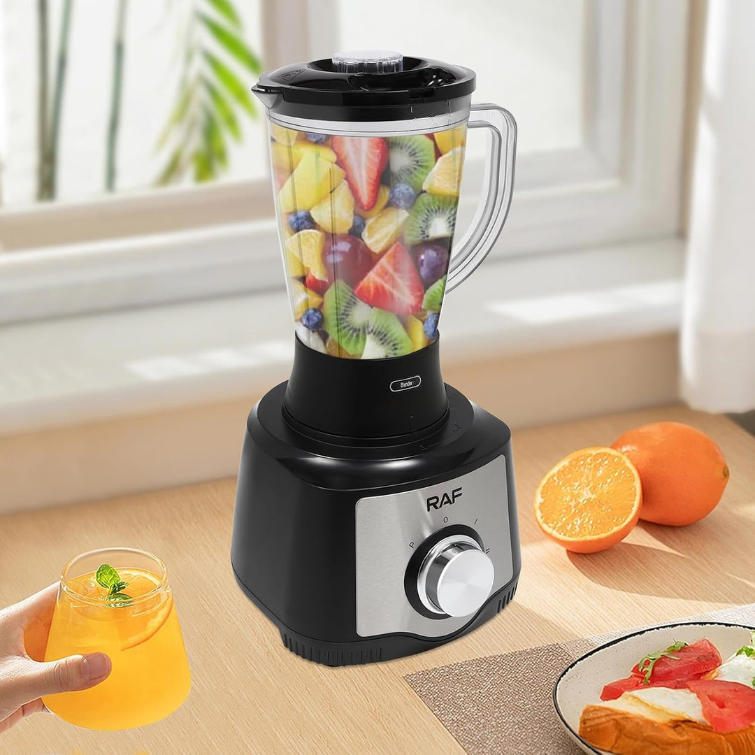 7-in-1-Gemüseschneider Kompakt Küchenmaschine Zerkleinerer Edelstahlgehäuse Food Processor Knetmasch