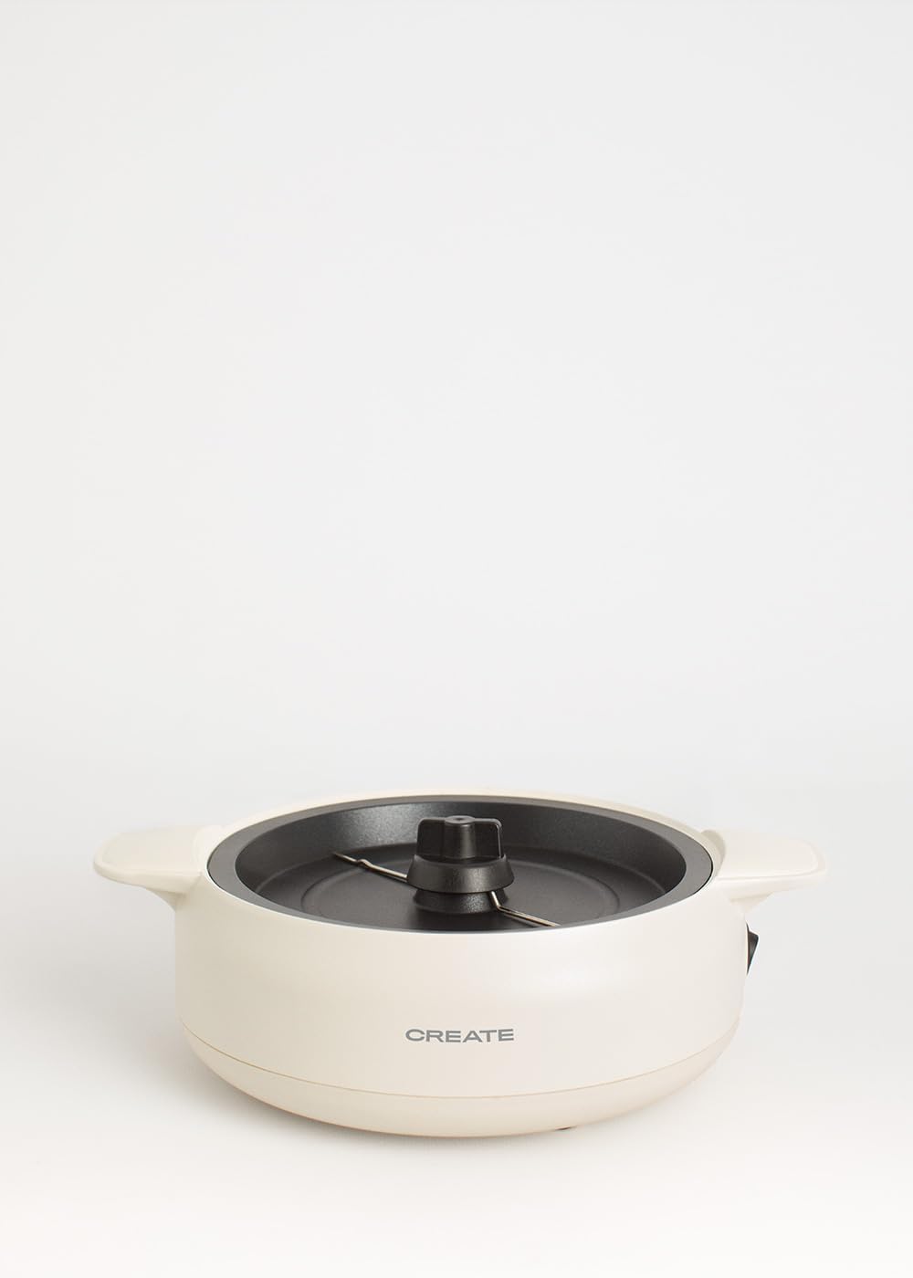 CREATE/POPCORN MAKER STUDIO/Popcornmaschine mit Butterschmelzer Cremeweiss/einfache Bedienung, bis z